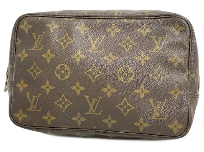 2024 Louis Vuitton Trousse Toiletry Pouch Monogram 23 Brown Clutch