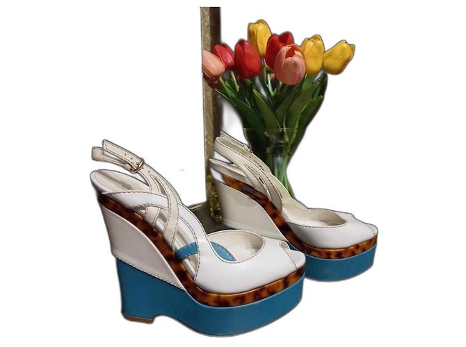 Marmont Gucci Leder-Plateausandalen