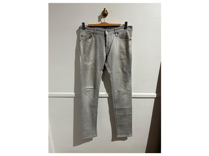 Jeans DSQUARED2 T.FR 42 Algodón Gris