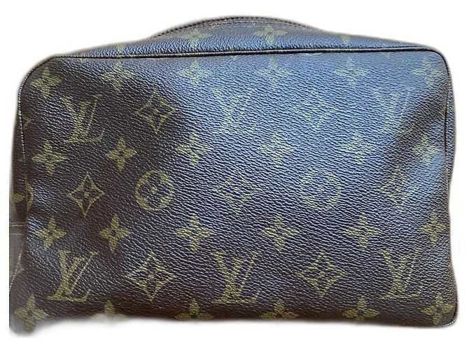 Louis Vuitton Monogram Toiletry Bag Brown
