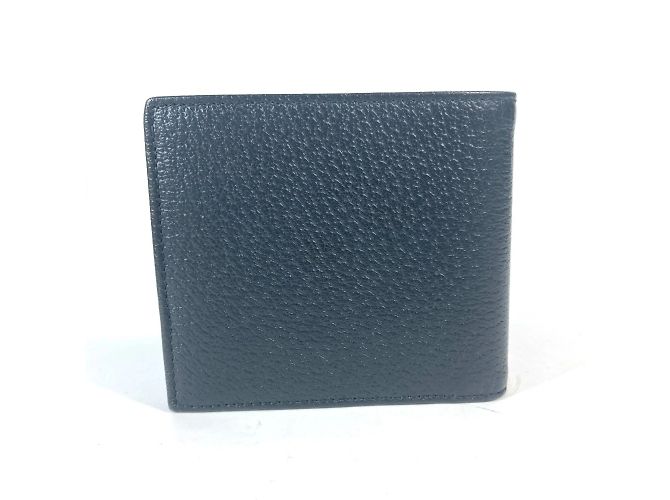Gucci Horsebit Compact Bi-fold Leather Wallet Black