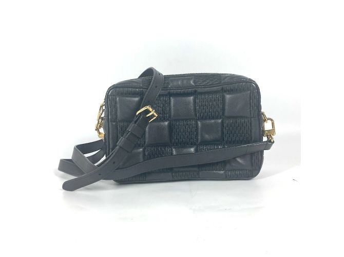Sac à main pochette Troca Damier Louis Vuitton Noir