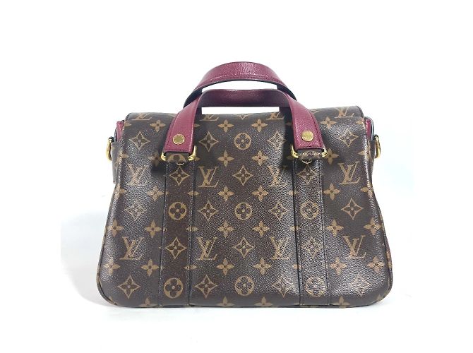 Sac à main Manhattan Monogram Louis Vuitton Marron Bordeaux