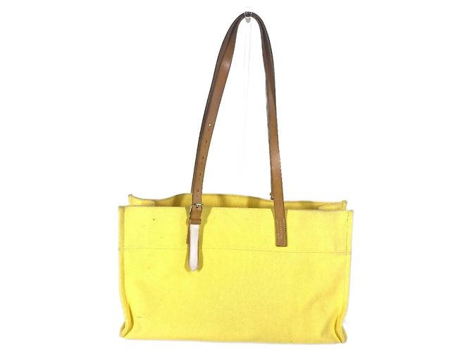 Hermès Sac à main Elan de Hermes Etrivier Jaune