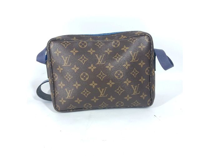 Bolso de Hombro Monogram PM Louis Vuitton Castaño Azul