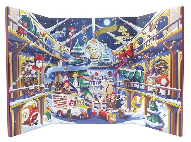 NINE LOUIS VUITTON ADVENT CALENDAR CHRISTMAS 2023 Red