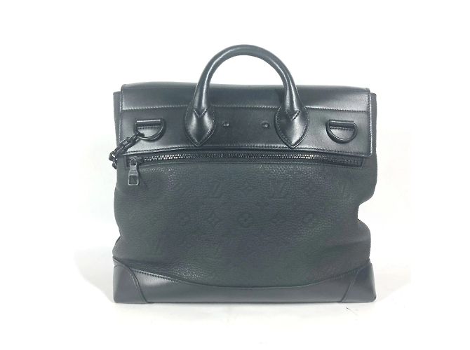 Louis Vuitton Monogram Steamer PM Tote Bag Schwarz