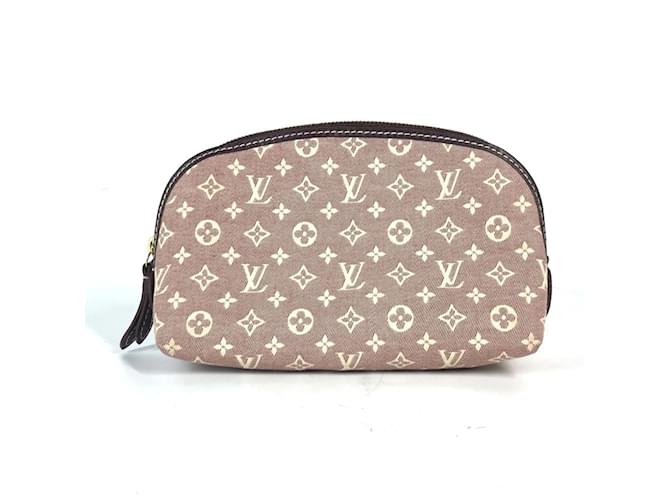 Louis Vuitton Monogram Idylle Pochette Tick Pouch Brown Red Cloth  ref.1721079