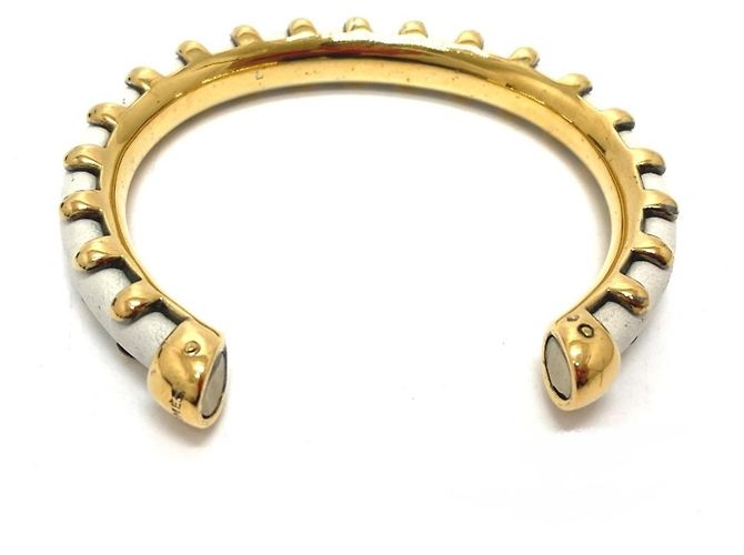 Hermès Hermes Hufeisen Charm Armband Weiß