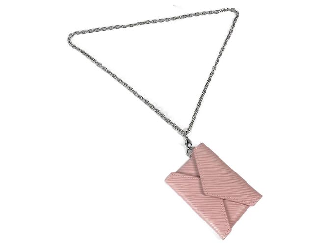 Pochete de colar Epi Kirigami Louis Vuitton Rosa
