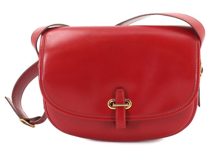 Hermès Bolsa de Ombro Balle De Golf Hermes Vermelho