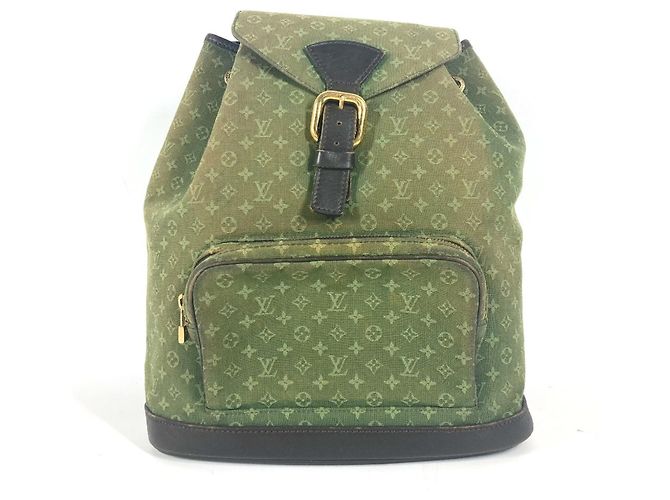 Louis Vuitton Monogram Montsouris GM Backpack Brown Khaki
