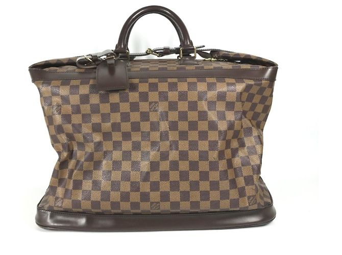 Bolsa de viagem Louis Vuitton Damier Grimo 45 Marrom Damier ebene