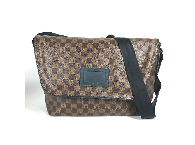 Borsa Louis Vuitton Damier Flap Sprinter MM Marrone