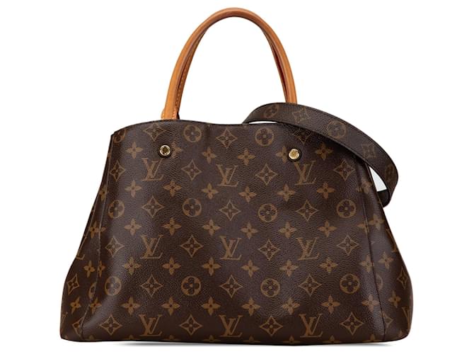 Braune Louis Vuitton Monogram Montaigne MM Tasche