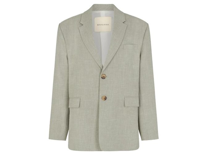 Autre Marque Bouguessa Alison Oversized Blazer Beige
