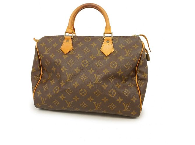 Bolsa Louis Vuitton Monogram Speedy 30 Marrom