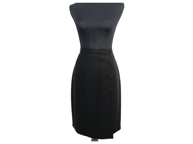 Black skirt Thierry Mugler vintage 1990s
