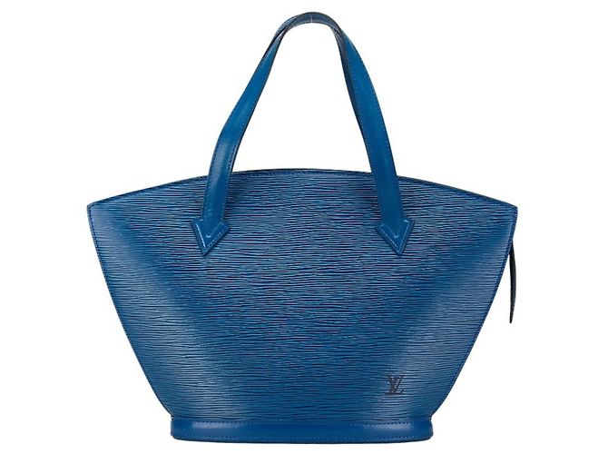 Borsa tote Epi Saint Jacques Louis Vuitton Blu