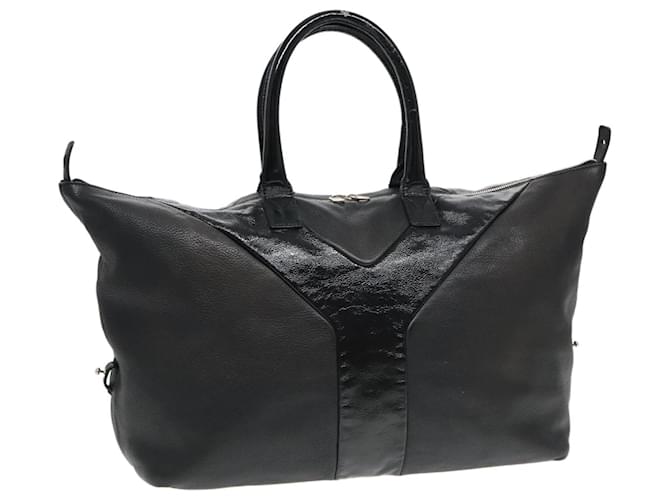 YSL Easy orders Y Patent Leather Tote Bag