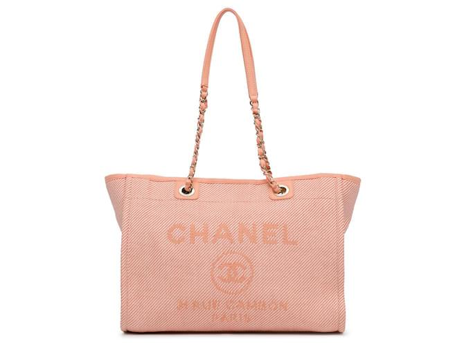 Chanel tote bag pink hotsell