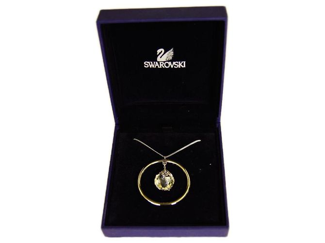 Collar de cristal Swarovski Plata