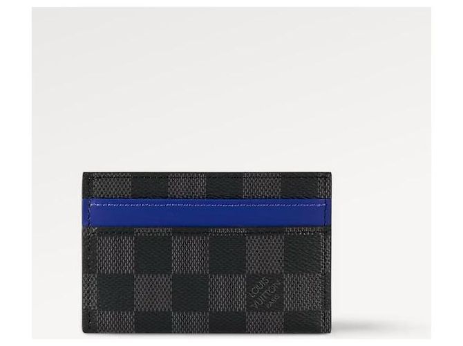 Louis Vuitton LV Double card holder new Blue