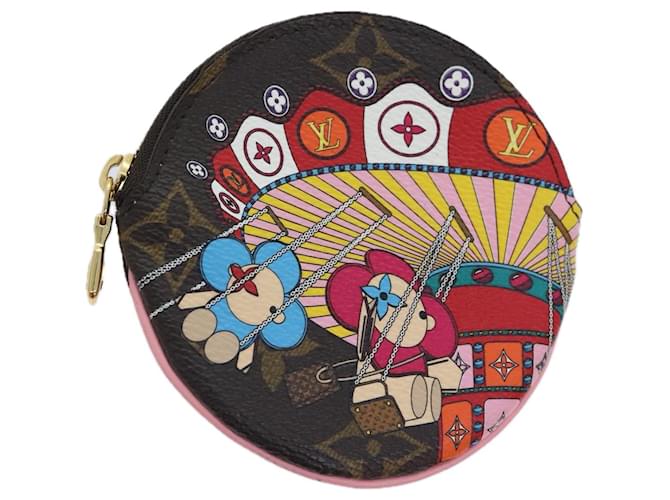 LOUIS VUITTON Monogram Vivienne Porte Monnaie Round Purse M69757 LV Auth 91910SA Cloth  ref.1725636