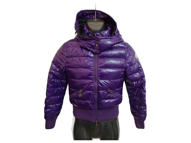 Moncler Body Dunkelviolett Lack Mädchen