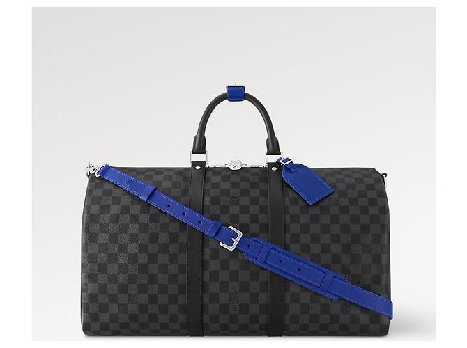 Abbesses Louis Vuitton LV Keepall damier graphite 50 Cinza