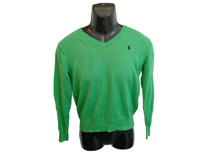 Ralph Lauren Wollpullover Grün Herren