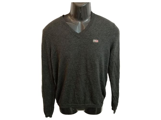 Napapijri Wollpullover Grau Herren