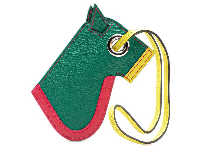 Ring Hermès HERMES Purses, wallets & cases T.  Leather Green
