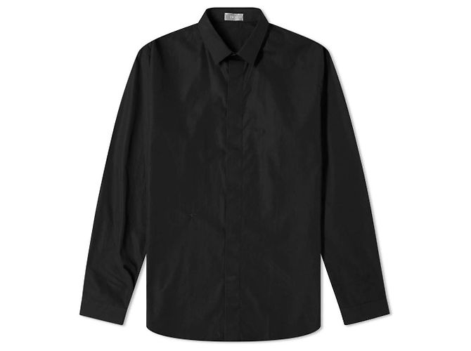 Christian Dior Camisa negra bordada con abeja Dior Homme para hombres Negro