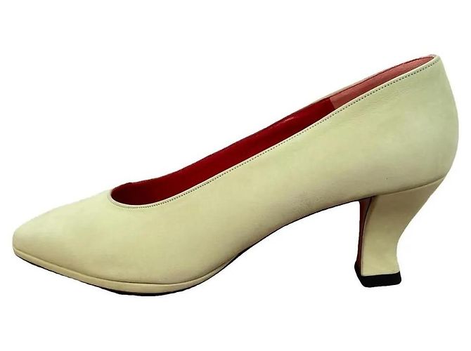 Charles Jourdan High Heels Hellgrün Wildleder