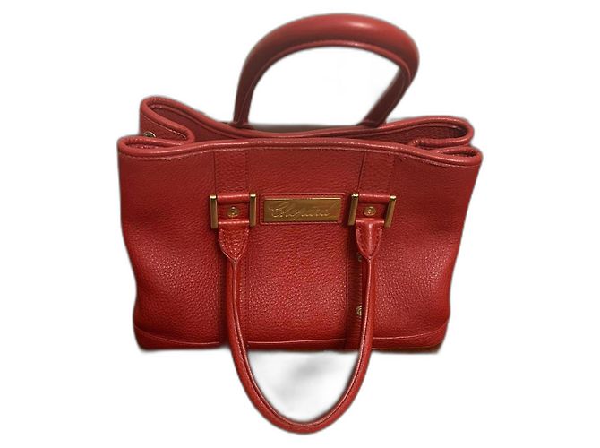 Chopard Tote Bag aus rotem Leder