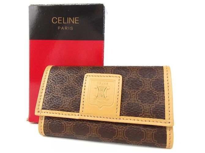 Celine Daoust Celine monogram brown Leather key holder