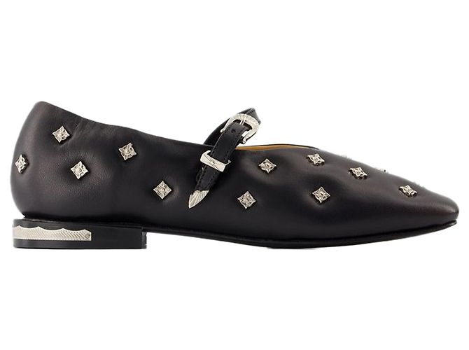 Aj1342 Ballerinas - Toga Pulla - Leather - Black