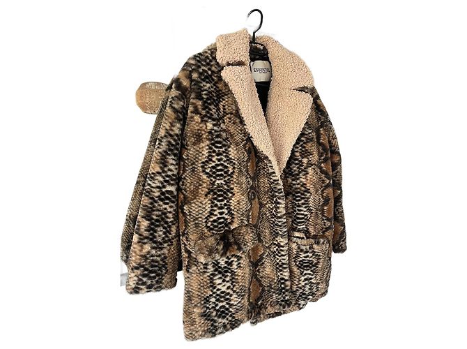 Essentiel Antwerp Mantel Braun Polyester XS