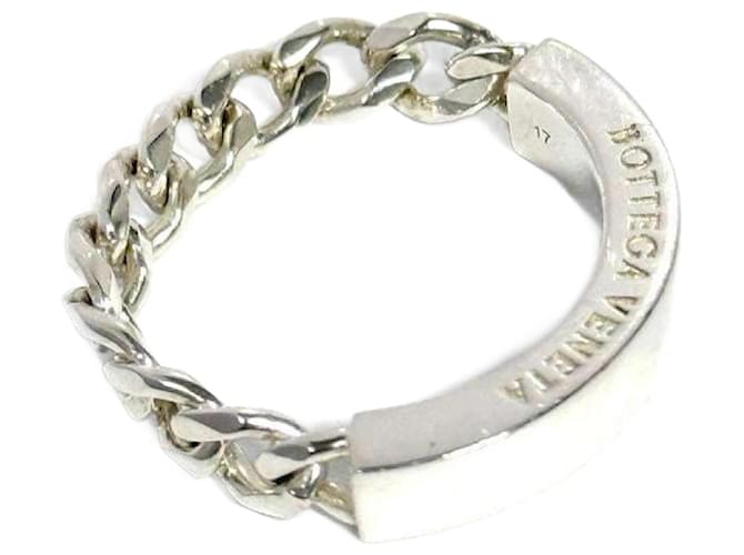 Bottega Veneta Silver 925 ID Chain Ring ref.1729740 - Joli Bottega Veneta Silver 925 ID Chain Ring ref.1729740 - Joli