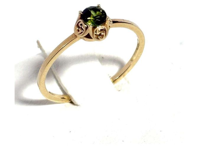 Anello Interlocking G K18 per donne GUCCI D'oro