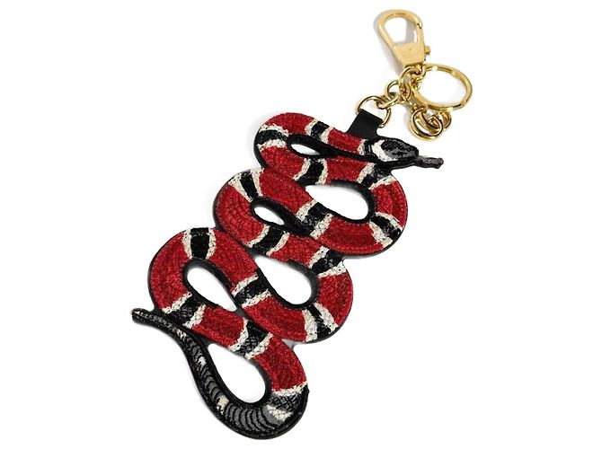 Gucci Snake Charm Key Holder Ring