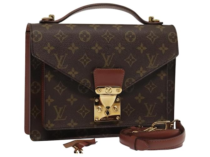 LOUIS VUITTON Monogram Monceau 26 Shoulder Bag M51187 LV Auth ep5950 Cloth  ref.1729944