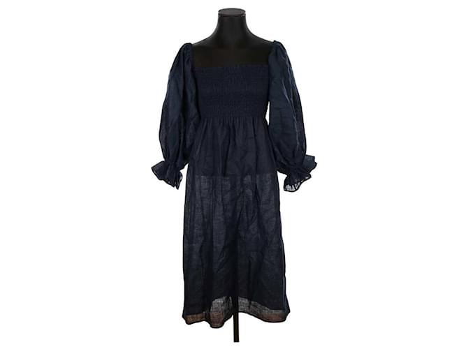 Autre Marque Linen dress Blue  ref.1730135