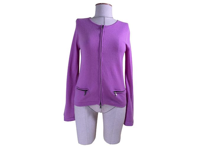 Strenesse Kaschmir Cardigan Lila