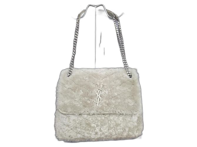 Yves Saint Laurent Bolsa de pele Niki Saint Laurent Verde 