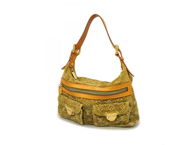 Bolsa de ombro em denim Monogram Louis Vuitton