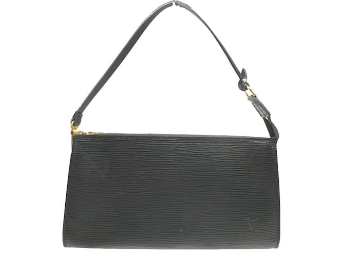 Louis Vuitton Epi Pochette Accessoires M52942 Preto Couro  ref.1731250