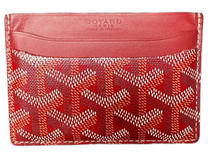 Tarjetero Goyard Saint Sulpice Roja