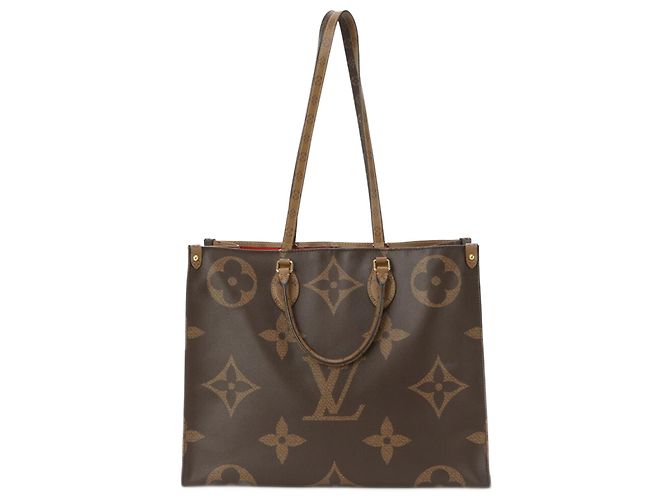 Sac à main On-the-Go GM Monogram Géant Inversé Louis Vuitton Marron